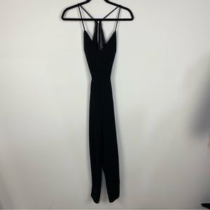 Fashion Nova Black Strappy Jumpsuit